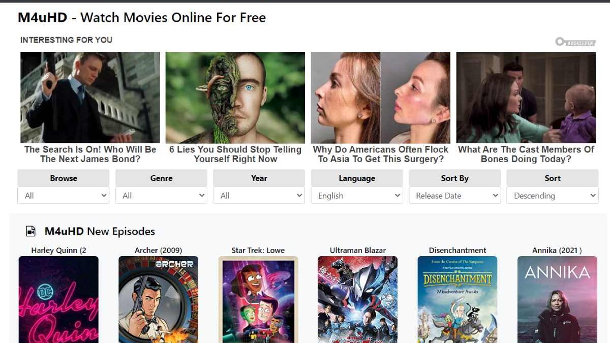 M4u Movies – Watch Free Full Movies Online – M4UHD 2023