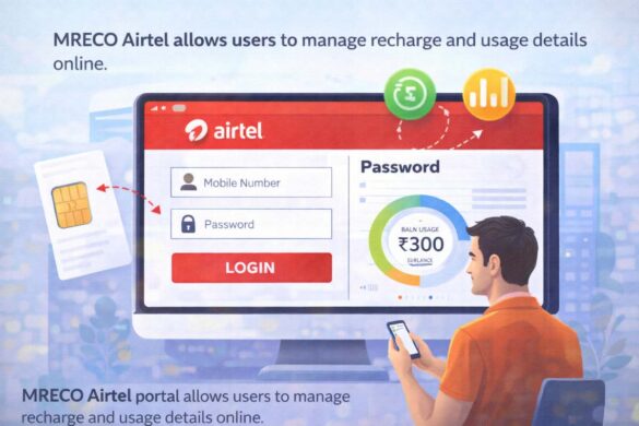 MRECO Airtel com login dashboard access portal example