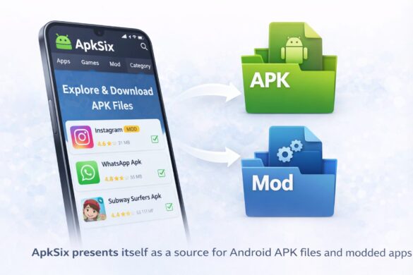 ApkSix Android APK download platform overview
