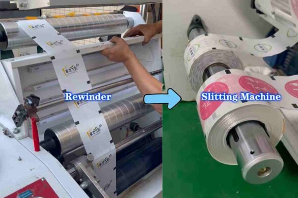 how to convert a rewinder into a slitting machine