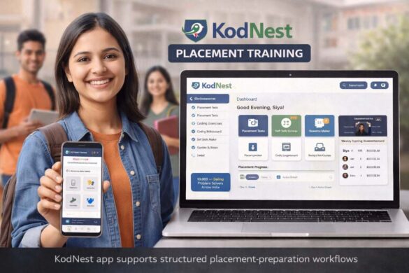 kodnest app placement preparation dashboard India students