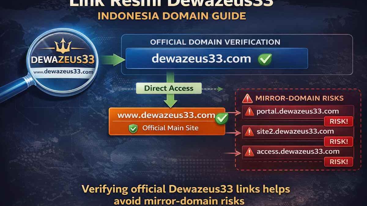 Link Resmi Dewazeus33 Indonesia: How to Identify Official Access Links Safely