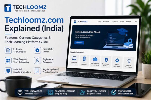 techloomz com india tech learning platform features content categories overview