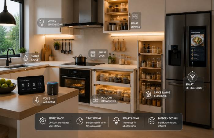 smart kitchen storage and modern home ideas