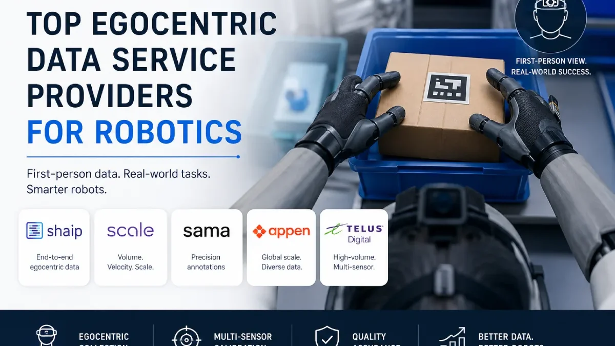 5 Top Egocentric Data Service Providers for Robotics
